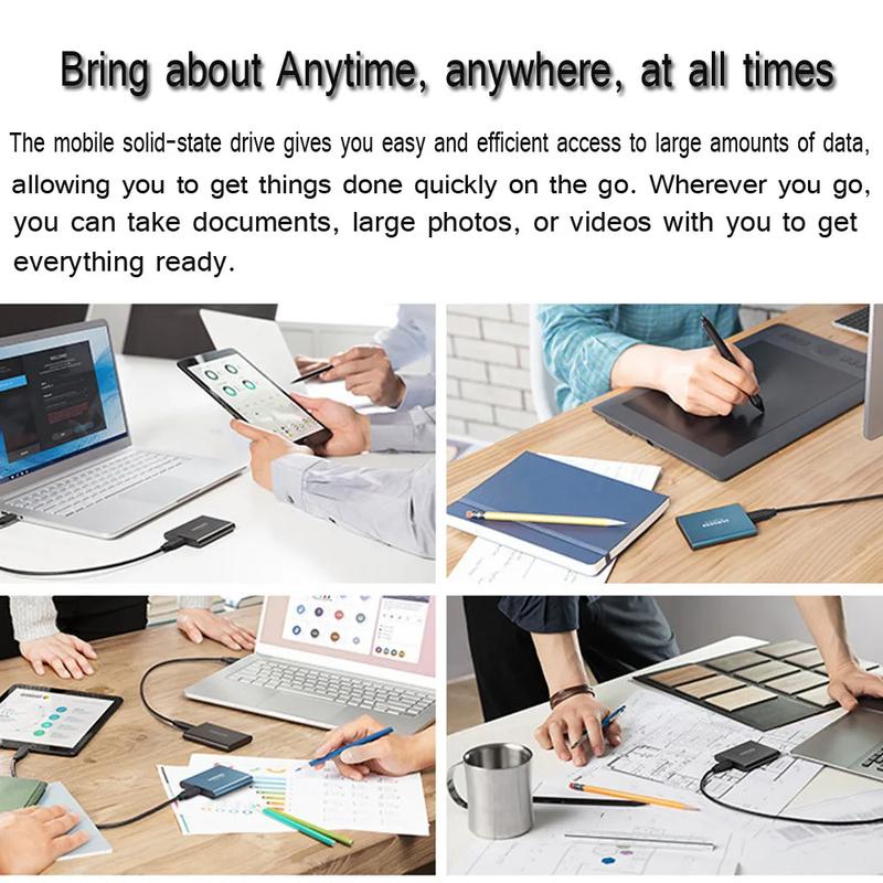 Product Introduction of Portable SSD External Hard Drive 1TB USB 3.0 Interface High Speed Original SSD Solid State Hard Disk for Laptop/Desktop Storage 10