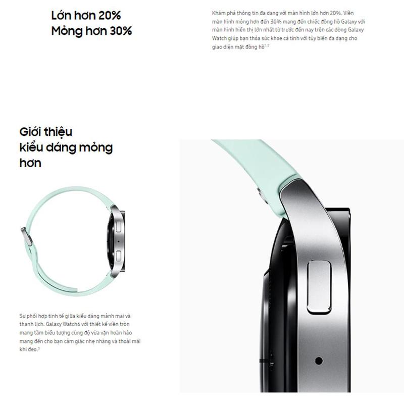 [Galaxy Watch 6]Đồng hồ thông minh Galaxy Watch 6 - Hàng chính hãng 6