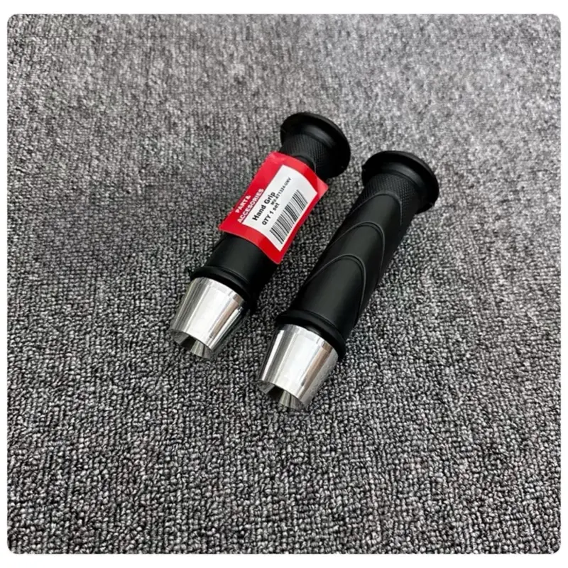 Paket handgrip honda set bandul jalu stang chrome model pcx universal semua motor pnp (paket grip+jalu stang) Motorcycle