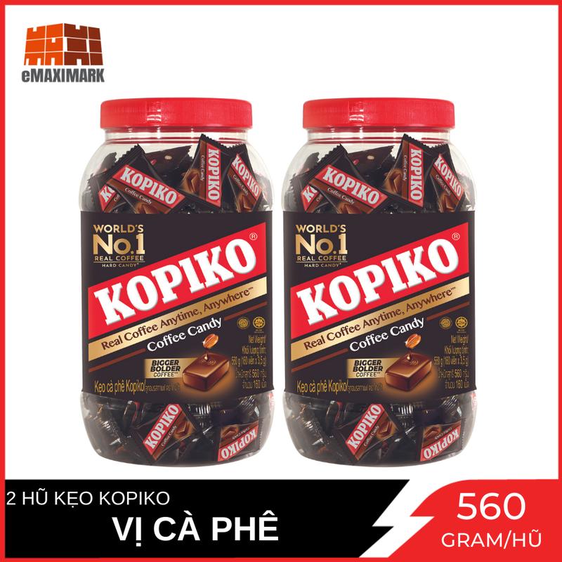 Kẹo cà phê Kopiko Coffee Hủ 560g