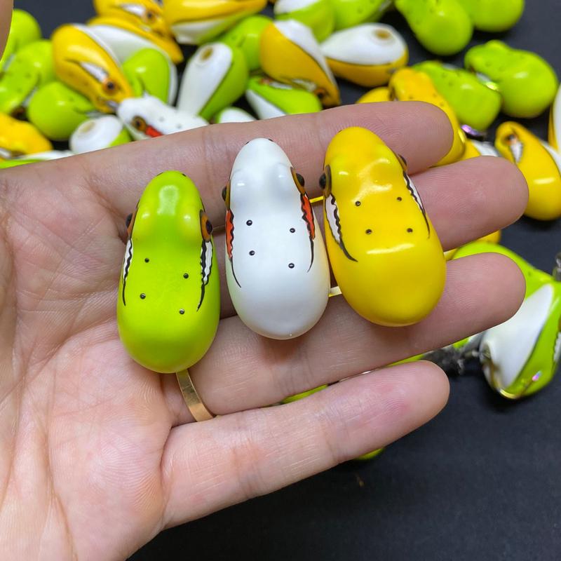 Nhái hơi chuột sóc 2 thìa lưỡi titan size 3,8cm nặng 7,5g - 10,5g. Mồi câu lure cá lóc giá rẻ chất lượng 7