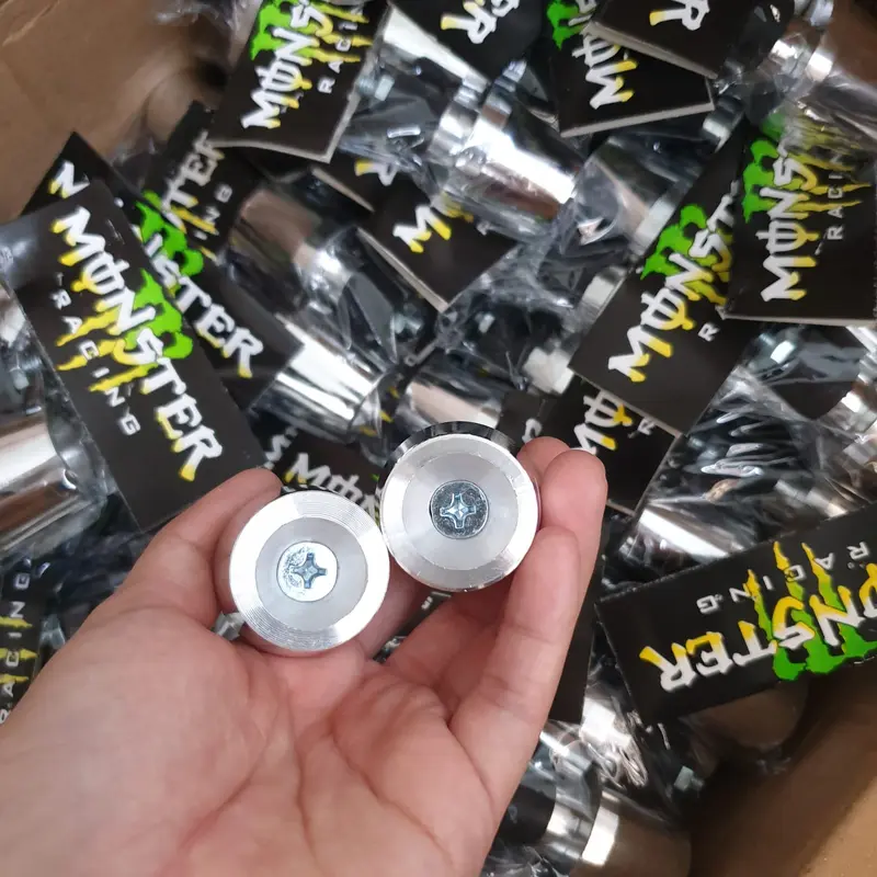 TERMURAH JALU STANG CHROME MODEL PCX BANDUL JALU STANG PCX JUMBO  / JALU STANG MINI SEPASANG KIRI KANAN JALU STANG PCX VARIO MIO XEON BEAT SCOOPY FINO KLX CRF CRF TIGER RXKING UNTUK SEMUA JENIS MOTOR / UNIVERSAL 3