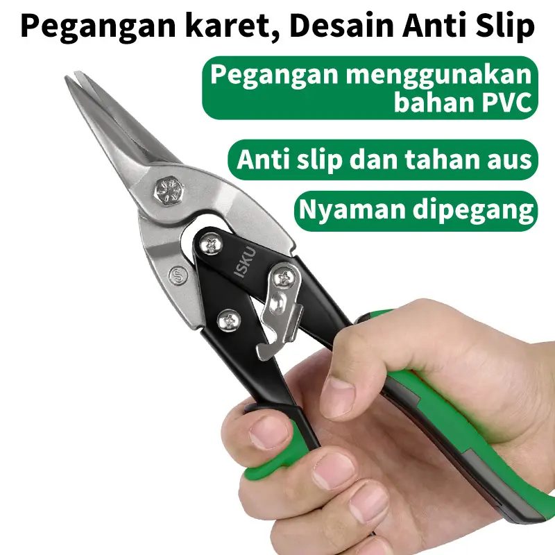 [ISKU] gunting seng serbaguna gunting penerbangan 10 inch gunting holo 6