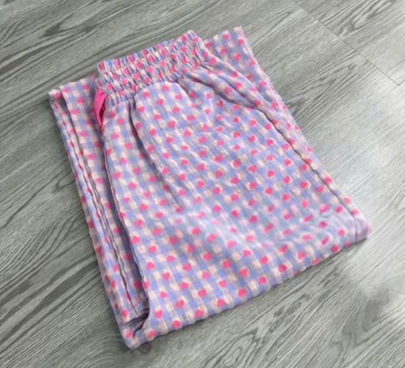 Combo 4 Quần Quần Kẻ Caro Trái Tim Dễ Thương Xinh Xắn Cho Bé Gái Size 9-44kg Chất Liệu Mềm Mịn Thoáng mát (MS 777) 4