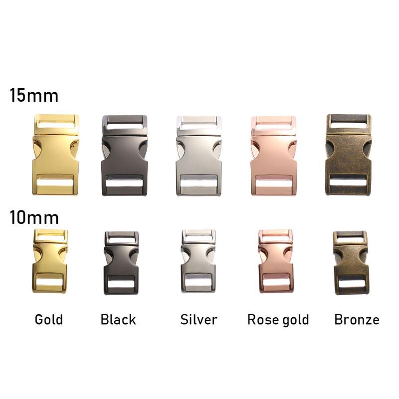 Product Introduction of 1pc 5 colors DIY Paracord Bracelet Outdoor Camping Backpack Bags Accessories Pets Collar Webbing Hardware Part Side Release Buckles 13