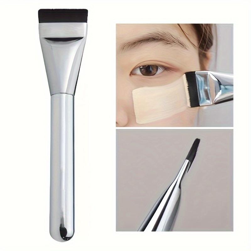 Cọ Tán Kem Nền Pro Master, Siêu Mỏng, Nhẹ, Thiết Kế Đầu Phẳng, Để Tạo Đường Viền Khuôn Mặt Liền Mạch, Pha Kem Nền Và Áp Dụng Mặt Nạ, Chất Lượng Cao Cấp, Dễ Lau Chùi, Thích Hợp Cho Kết Quả Hoàn Hảo 2