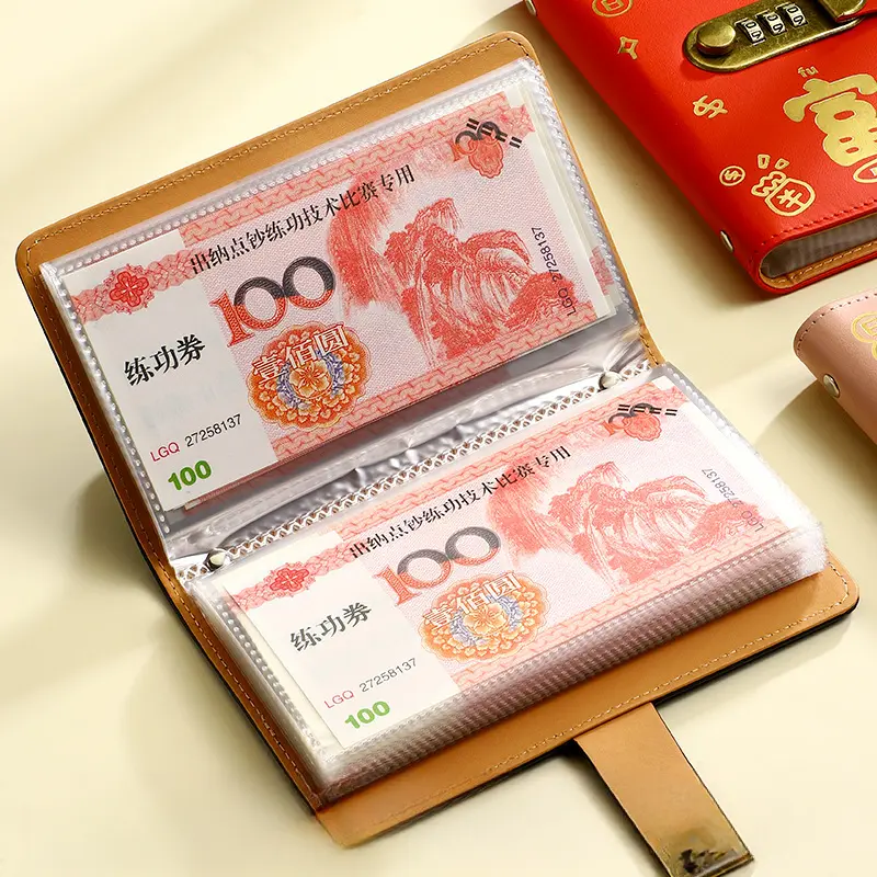 Sách Tiết Kiệm Tiền Mặt, 'Phím Mật Khoẻ', Năm 2025, Túi Đựng Tiền Lớn Tiện Lợi, Kẹp Tiền Đa Năng, Sách Tài Chính Trực Tuyến Nổi Tiếng 1