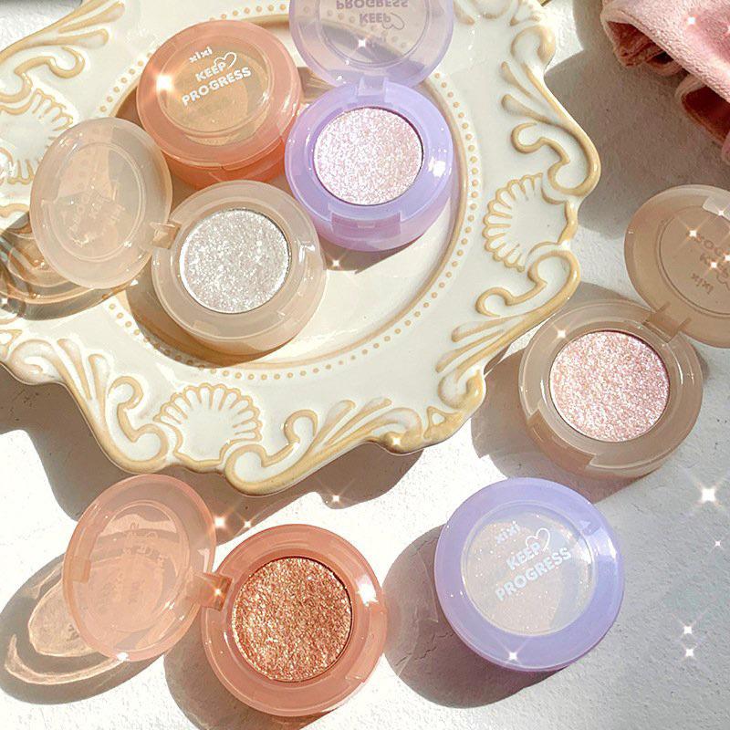 Nhũ Mắt Xixi Highlight Phấn Mắt Đơn Sắc Bắt Sáng KUROMI Phấn Bắt Sáng XIXI Highlighter Ánh Kim Tuyến Lấp Lánh NO.D559 Mỹ Phẩm Trang Điểm Nữ