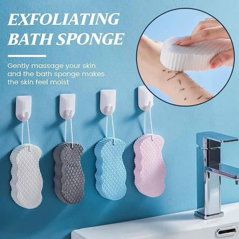 Bông tắm tẩy tế bào chết, bọt biển tẩy tế bào chết kì ghét làm sạch cho làn da sáng mịn - LT Grocery Bàn Chải miếng 4