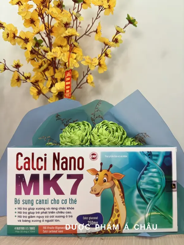 ỐNG CANXI CALCI NANO MK7 DÀNH CHO NGƯỜI LỚN VÀ TRẺ NHỎ- HỖ TRỢ GIÚP XƯƠNG VÀ RĂNG CHẮC KHỎE,GIÚP PHÁT TRIỂN CHIỀU CAO,.. 1