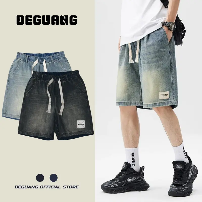 Quần Đùi Jean Cạp Chun, Short Jean Chun Phong Cách Hàn Quốc Mặc Đi Chơi Đi Biển [SHORT-JEAN-CHUN-102] 0
