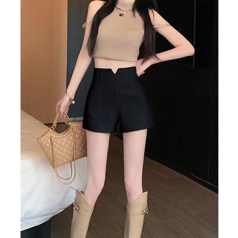 Quần Soóc Nữ Màu Trắng, Phong Cách Mới, Cạp Cao, Quần Thường Ngày A _ line, Thích Hợp Cho Mùa Hè 2024 5