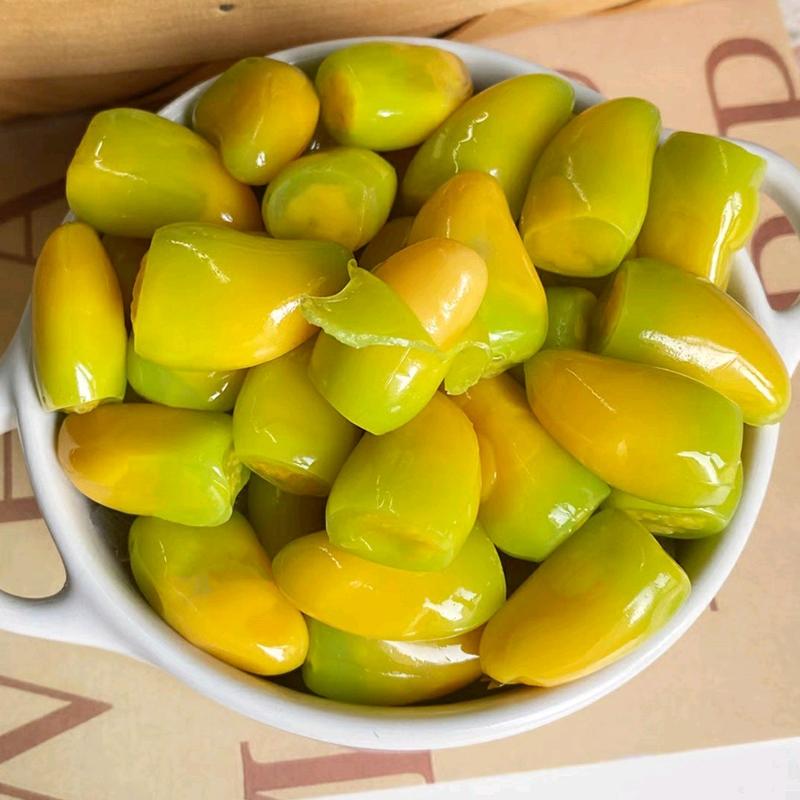 Kẹo Dẻo Quả Xoài Bóc Vỏ Xanh và Vàng. Xô 400gr và Hủ 1kg