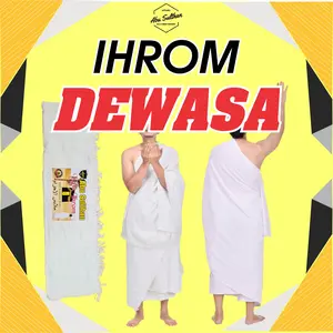 kain Ihrom haji umroh perlengkapan haji umroh camel Abu Sulthan katun polyester premium ihram dewasa import