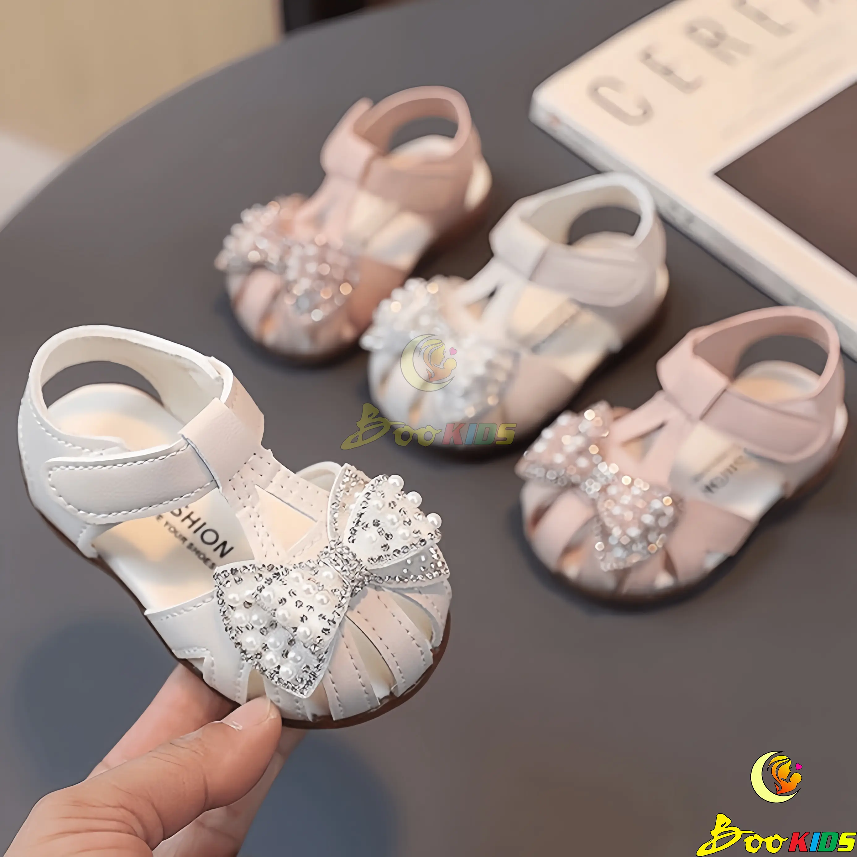 Giày tập đi công chúa cho bé bé gái từ 0-3 tuổi thời trang đế mềm chống trượt