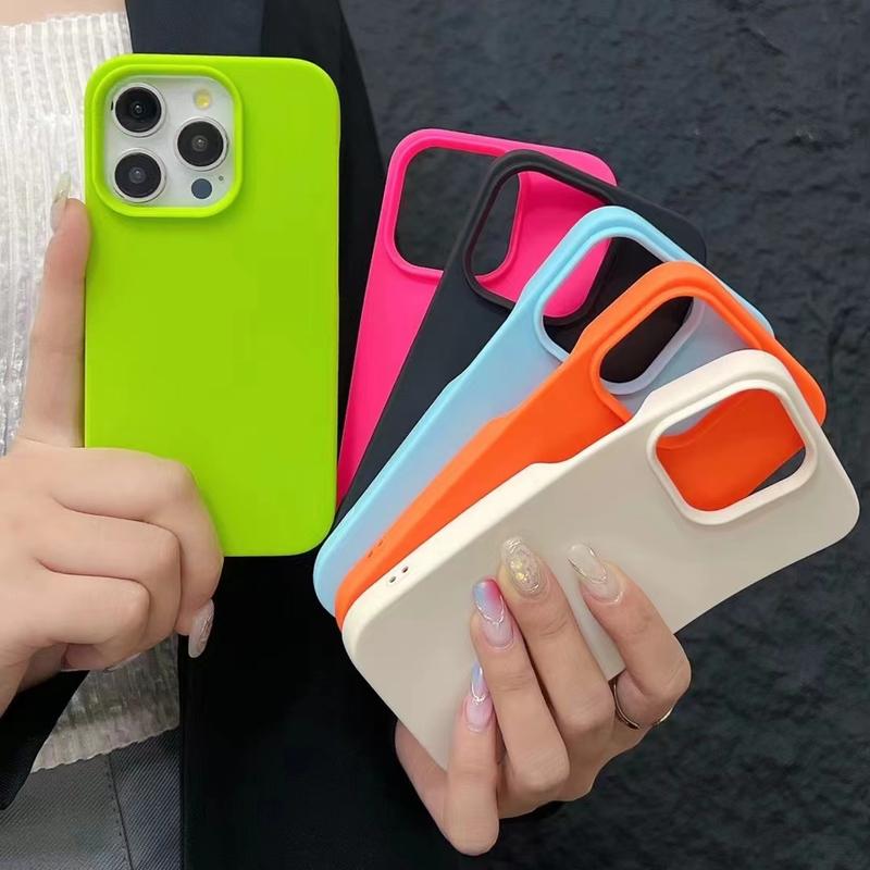 Ốp Điện Thoại Di Động Thân Thiện Với Làn Da, Nửa Gói Lì Mới, Thích Hợp Cho iPhone 15, Promax, Tương Thích Với iPhone 1413, 12, 11, Thích Hợp Cho Các Cặp Đôi, Nam Và Nữ, Chống Sốc Case