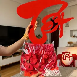 Set chữ Tết 2026 vải nhung trang trí chụp tết đẹp