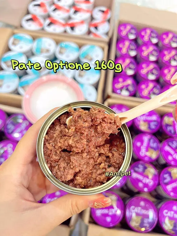 (DEAL TỐT)Pate OptiOne Boost và Cat Tigger Wild cho mèo lon 160g - Thức ăn hoàn chỉnh cho mèo 1