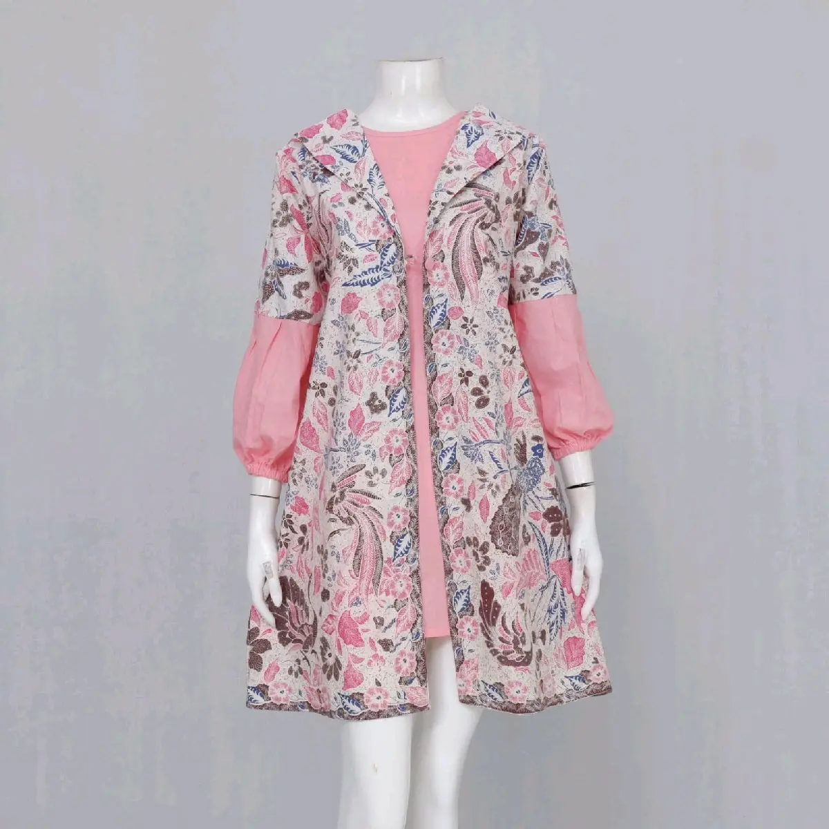 Tunik New Pertiwi Ori Batik Solo Katun Muslim