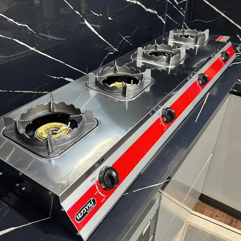 Bếp gas Công Nghiệp từ 1 họng đến 3 họng 2 chế độ (lửa nhỏ + khè lớn) 0
