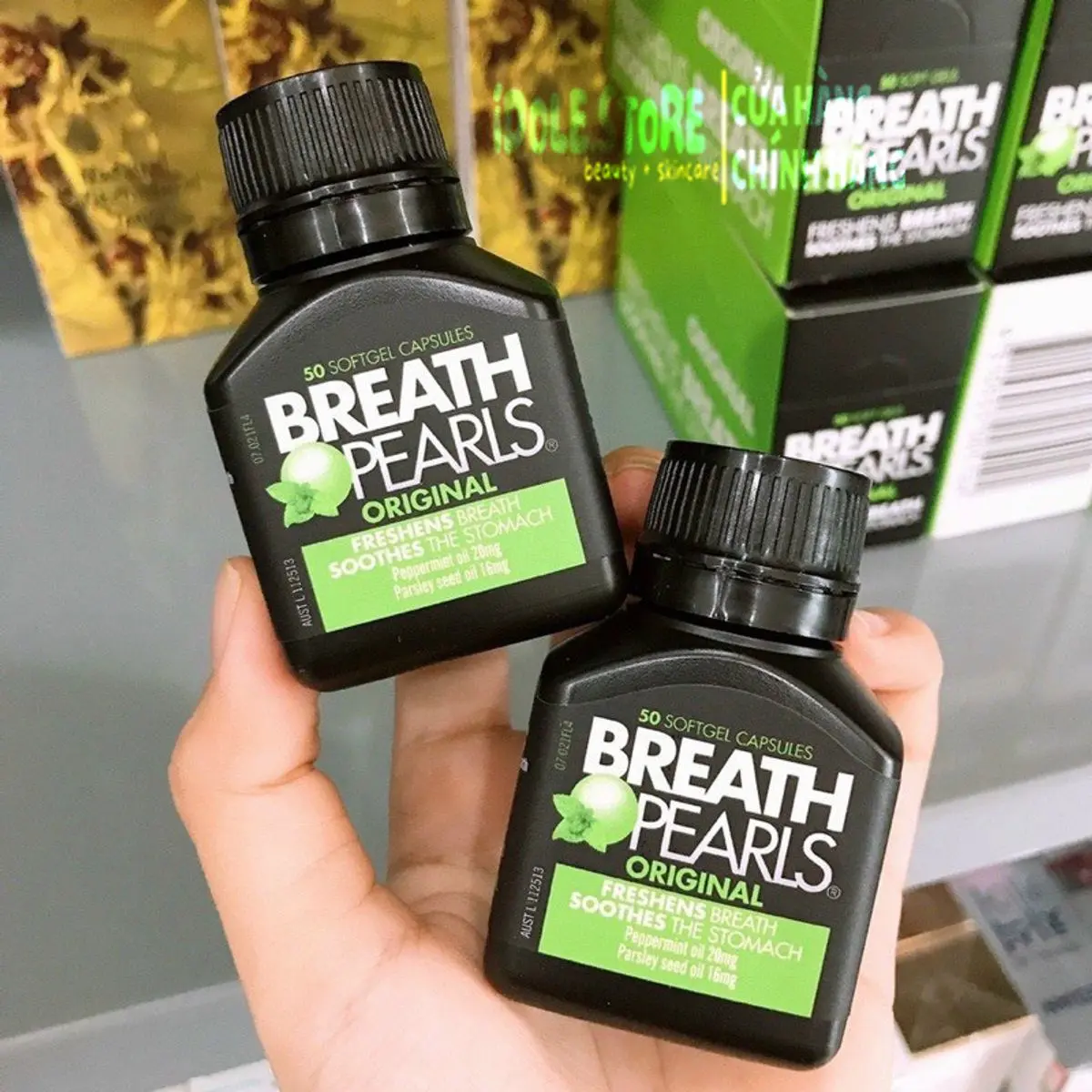 Viên Uống Thơm Miệng Thảo dượċ Breath Pearls 50 Viên