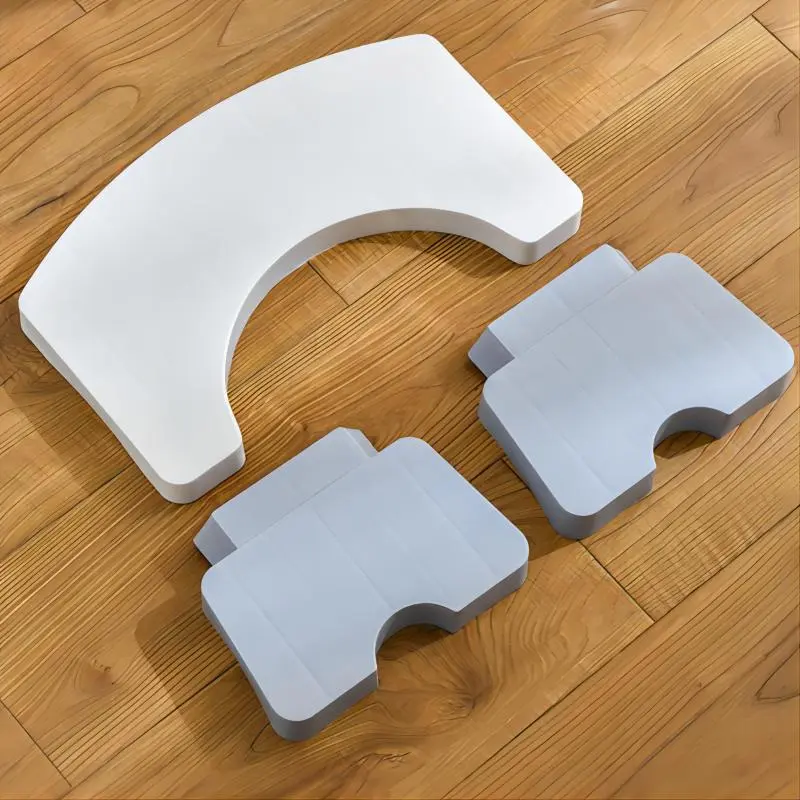 Simple Design Toilet Commode Chair, 1 Count Plastic Portable Foot Stool, Bathroom Anti-slip Toilet Assistance Step Stool 3