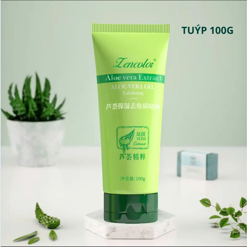 Combo 3 Tẩy Tế Bào Chết Cho Da Mặt LENCOLOR 100g Giúp Làm Sạch Da Chết TẶNG KÈM Sữa Rửa Mặt SENANA 60g 7