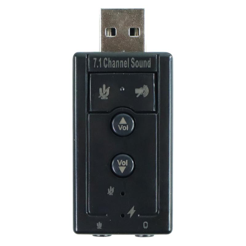 USB 7.1 Channel Sound Eksternal Card Adapter kecepatan 2.0 - Shop ...