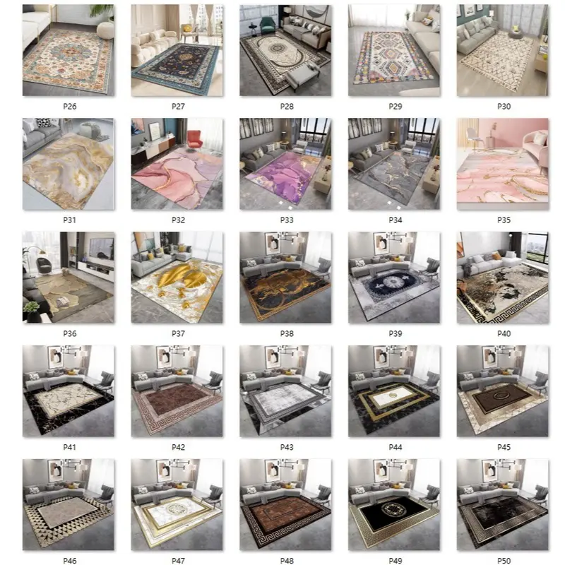[UJB X RACUNNUUNA] Karpet Lantai Polyester  Uk 200 x 150cm /Karpet Lantai Polyester Motif Modern 4