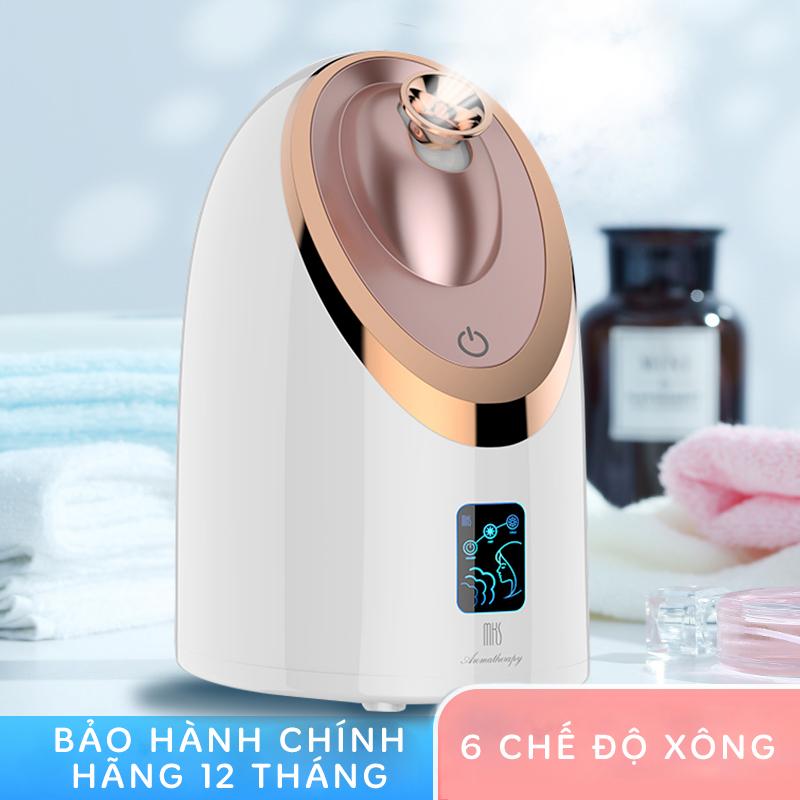  Máy Xông Hơi Mặt Nóng Lạnh MKS NV-8385 Thông Minh Cao Cấp Tích Hợp 6 Chế Độ Xông Công Nghệ Xông Nano ION Thế Hệ Mới 