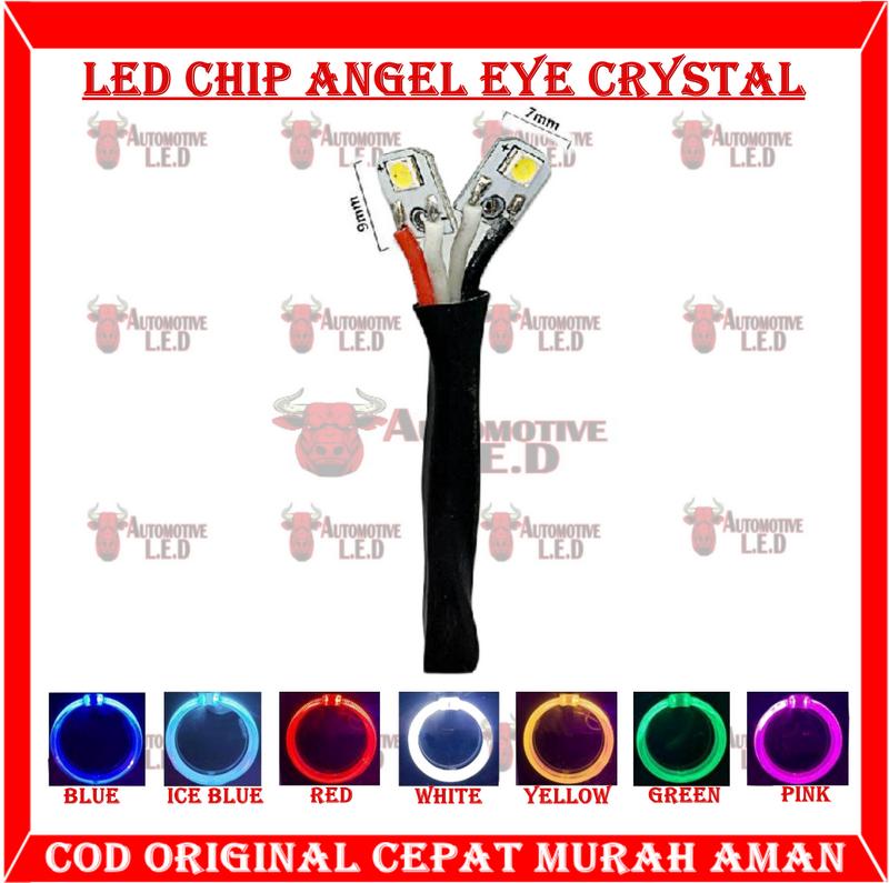 Product Introduction of ORIGINAL LED CHIP RING KRISTAL LED CHIP ANGEL EYE KRISTAL SHROUD 2,5 INC DAN 3 INC LED RING LAMPU | LED SHROUD RING KRISTAL 12