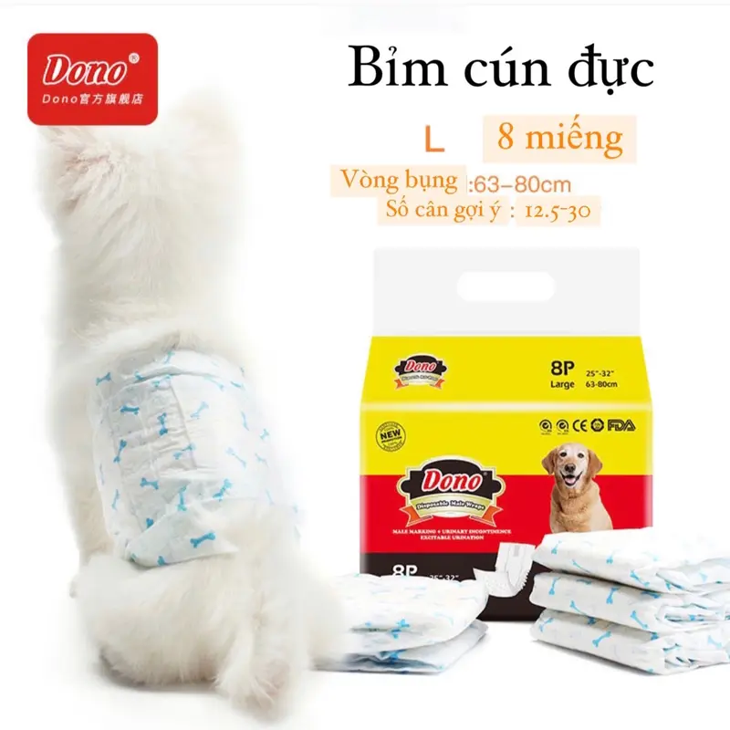 Bỉm cho thú cưng DONO (đực/cái) 3