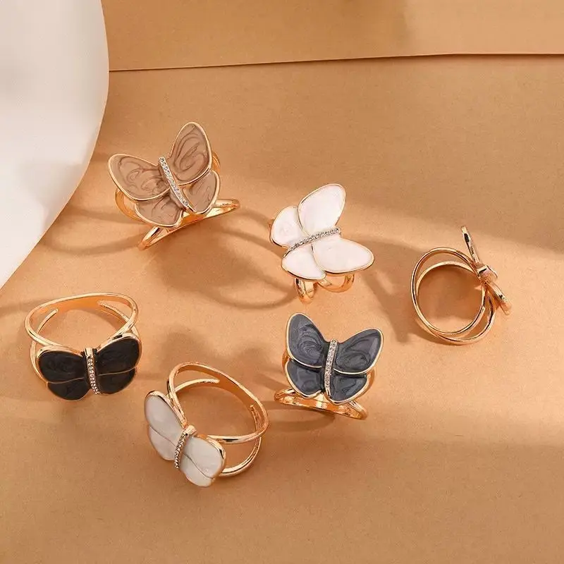 [Multiple Choices] Summer New Elegant Retro High-end Silk Scarf Buckle Bow Knot Buckle Coat Belt Buckle Practical Direct Supply