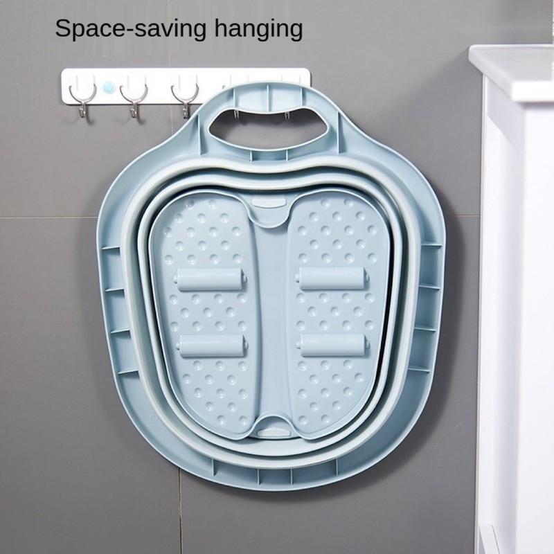 SG Foldable Foot Basin Foot Spa Massage Basin Folding Basin Healthy Foot Relaxing Leg n Foot HOMELY Bath Plastic 4