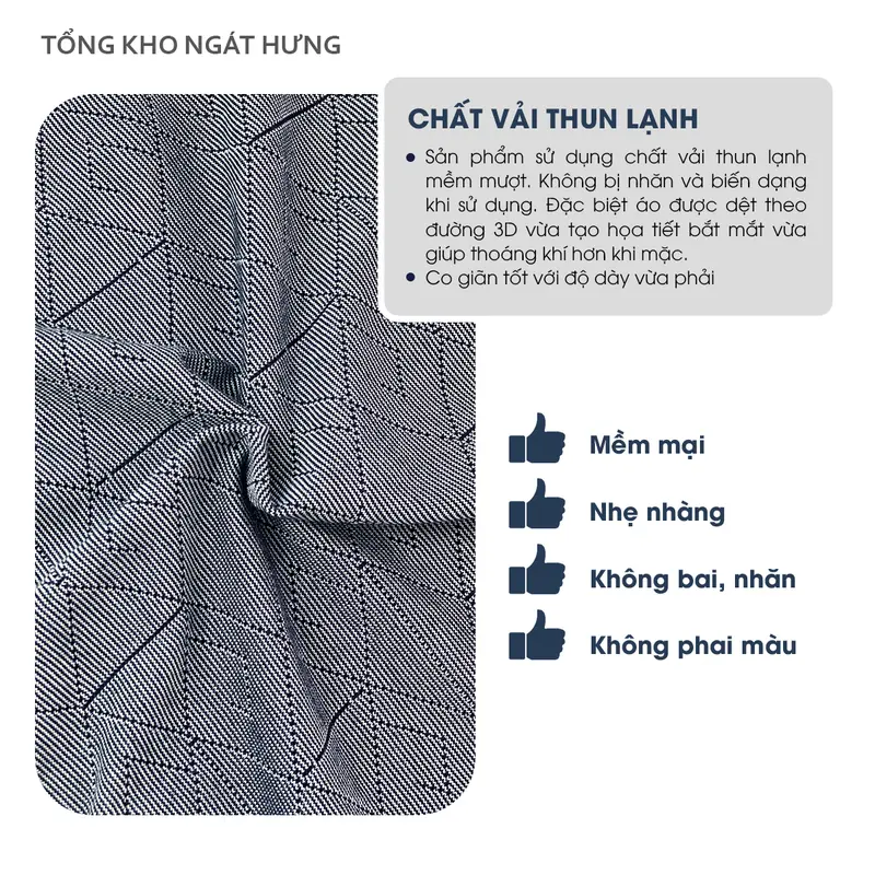 Áo Nam Trung Niên Chất Thun Lạnh Quảng Châu Cao Cấp Menswear Có Cổ Ngắn Tay A02 Polo Nhung Shirt Tặng bố 3