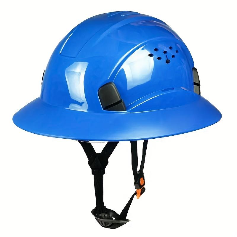 Product Introduction of 1pc Full Brim Safety Helmet With Breathable Structure, Safety Helmet Work Safety Helmet For Men And Women, 6-point Adjustable Ratchet Suspension 13