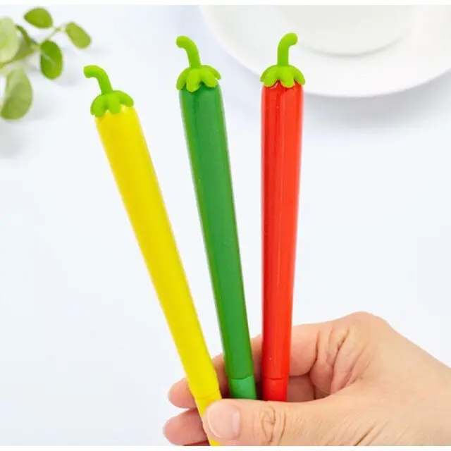 Bút viết mực nước ớt 2, có 4 màu mực đen, đỏ, xanh, tím