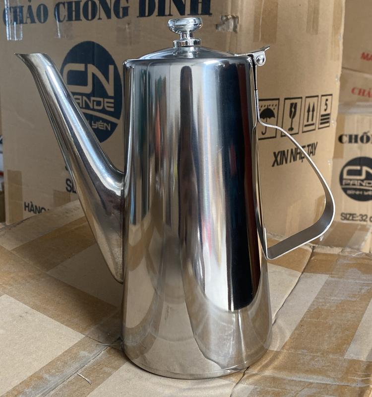 Bình Inox dáng cao, Ấm inox 304 dáng cao sang trọng dung tíc - TikTok ...