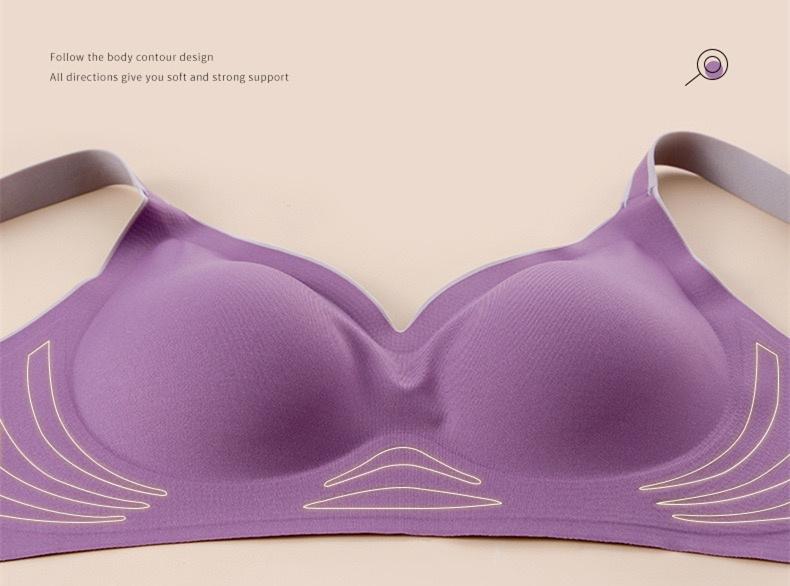 Product Introduction of Seamless Underwear For Women, No Wires, Small Breasts, Push-up, Secondary Breasts, Anti-sagging, Adjustable Sports Bra 6