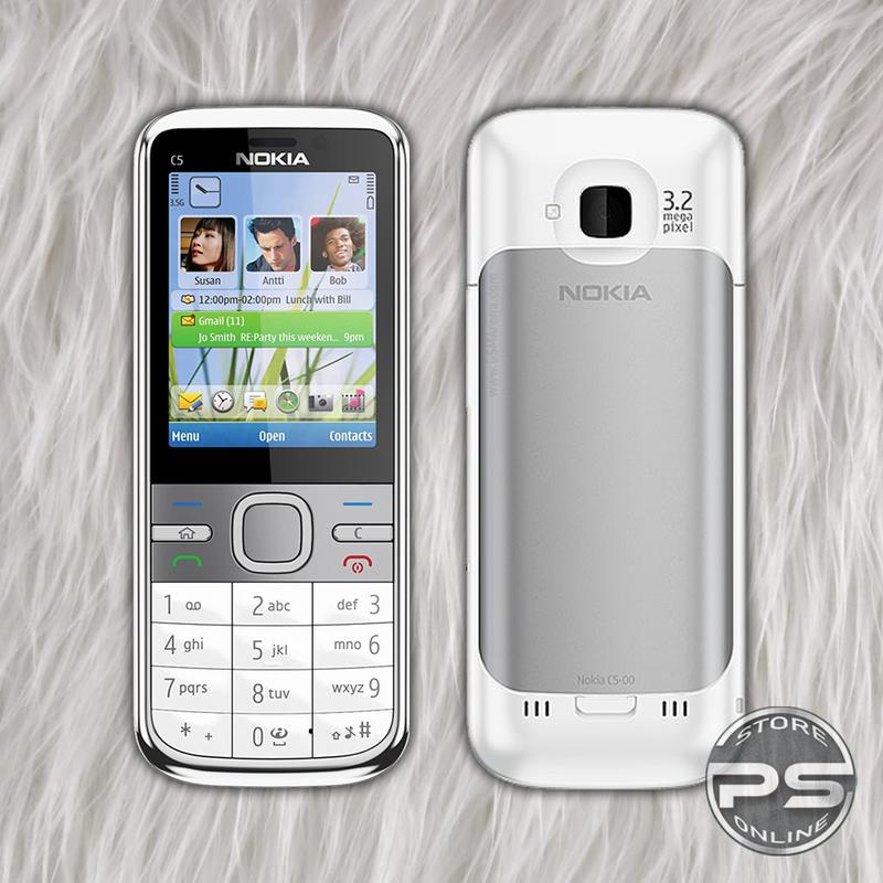 HP Nokia C5-00 Single Sim Jadul Tipis Mewah Fitur Lengkap 3