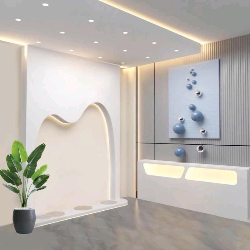 Phông nền 3d dán tường, treo tường decor góc Livestream chụp ảnh chất liệu vải lụa cao cấp in theo kích thước yêu cầu Phụ Kiện Đèn