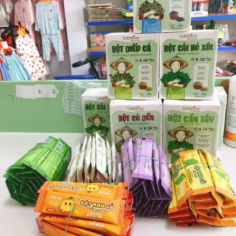 7 gói rau củ sấy lạnh dalahouse 1