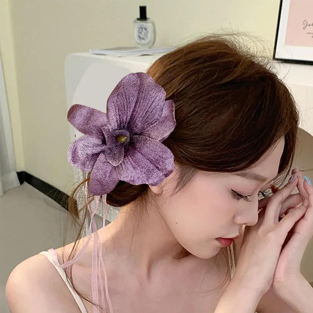 Sweet Girl Flower Hair Clip Side Bangs Clip French Hair Hair Accessories Style Vintage