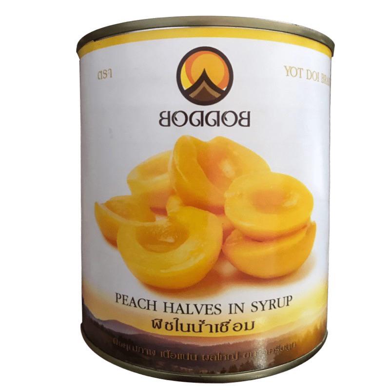 ĐÀO NGÂM THÁI LAN BODDOB - hoa quả ngâm 820g/hộp Food Ăn Vặt