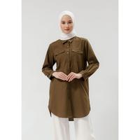 Gambar Urban Exchange Nikola Green Army Shirt - Atasan Kemeja Tunik Green Army - S dari Urban Exchange Shop Kota Administrasi Jakarta Pusat 1 Tokopedia