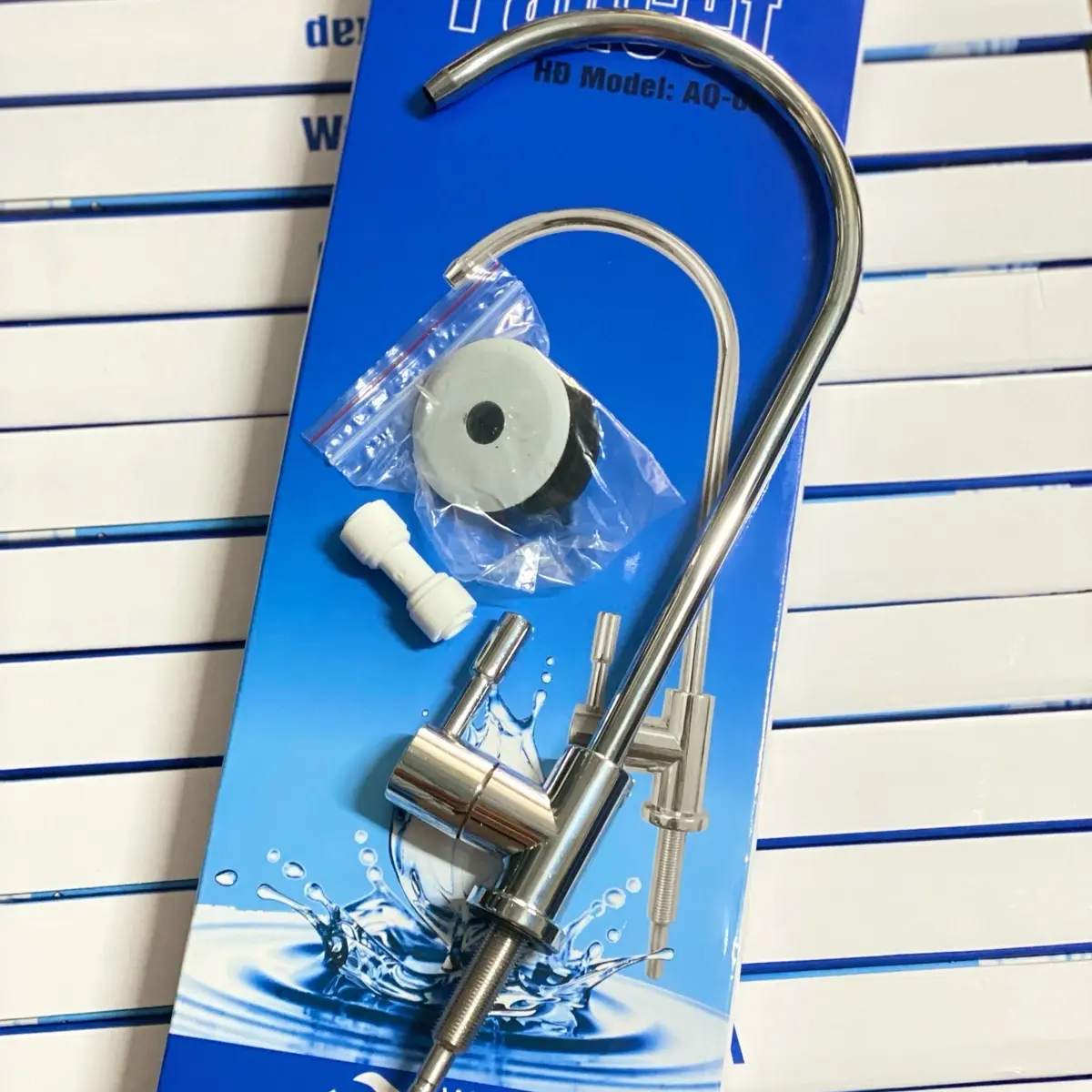 Vòi máy lọc nước R.O, vòi máy lọc nước inox 304 ( kèm nối nhanh) may  loc vòi  lọc  nước  phèn