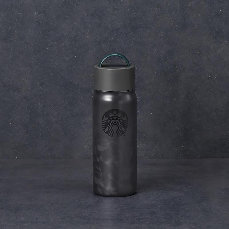 Bình Nước Starbucks Giữ Nhiệt 16Oz (473ml) CHARCOAL LYDON W/HDLE