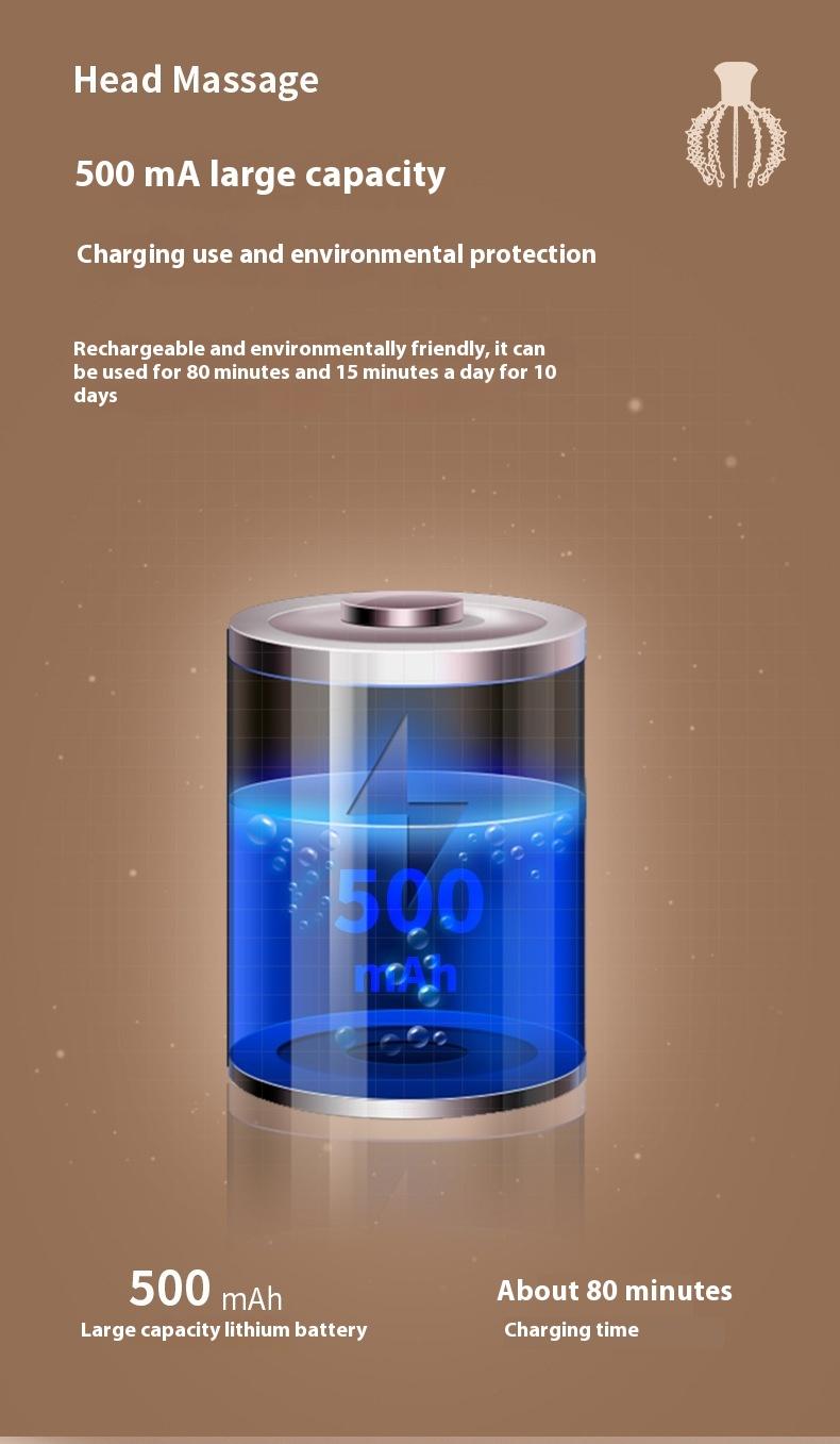 Product Introduction of Electric Head Massager Octopus Household Smart Head Therapy Machine Head Massage Instrument 12
