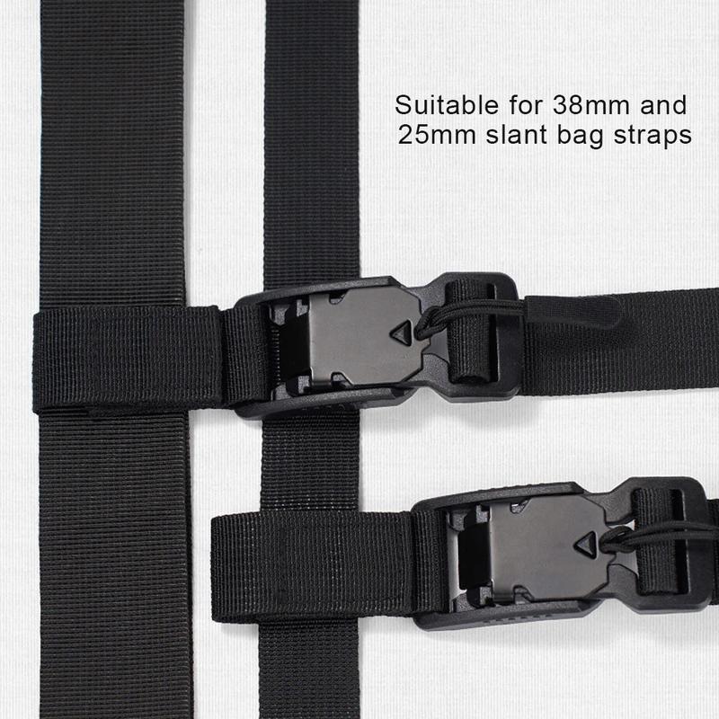 Product Introduction of Three Point Auxiliary Fixed Shoulder Bag Anti Slip Strap Quick Detachable Backpack Stabilizer Strap for Sling Packs & Messengers 5