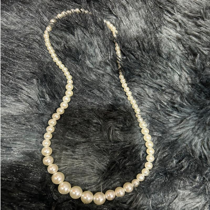 Lady Fashion06- Vòng cổ ngọc trai may mắn dài - ngắn phối áo dài siêu xinh V2 9